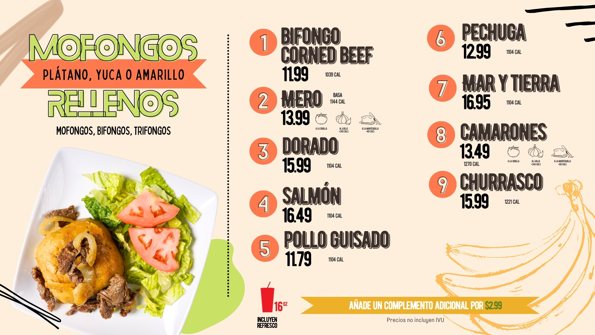 Mofongos Rellenos